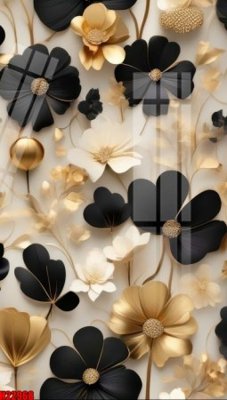 File in trần File tranh gốc in tranh tường nền tổng hợp H22968 (file gốc) hoa văn 3D