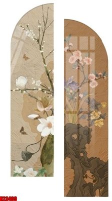 File gốc File tranh gốc in tranh tường nền tổng hợp H23409 (phong cách) cổ điển