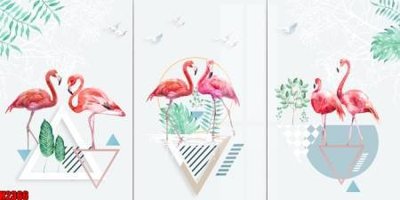 Tải file File tranh decor tranh bộ treo tường tổng hợp H2366 (PSD) cho in tranh 3D