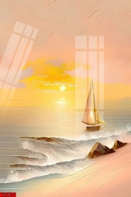 File tranh File tranh gốc in tranh tường nền tổng hợp H23798 (gốc) in trên kính