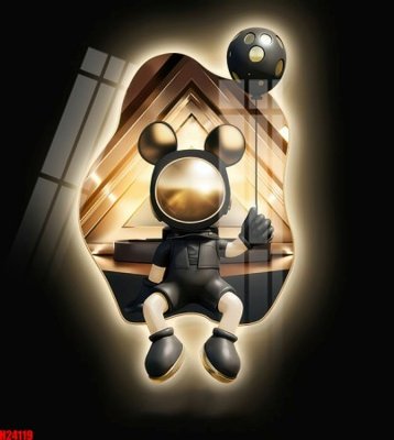 File gốc File tranh gốc in tranh tường nền tổng hợp H24119 (in tráng gương) sang trọng