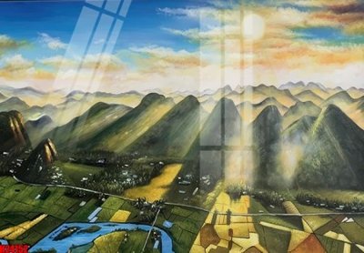 File in trần File tranh gốc in tranh tường nền tổng hợp H24152 (bản gốc) mây trời