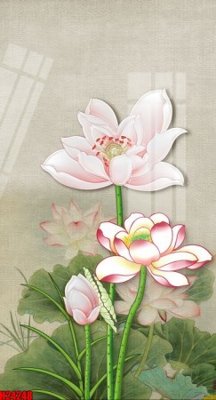 Tải file File tranh gốc in tranh tường nền tổng hợp H24248 (gốc) in nhanh