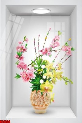 File tranh File tranh gốc in tranh tường nền tổng hợp H24304 (gốc) in film