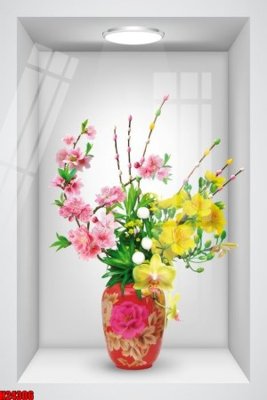 File PSD File tranh gốc in tranh tường nền tổng hợp H24306 (bản gốc) cho nhà in