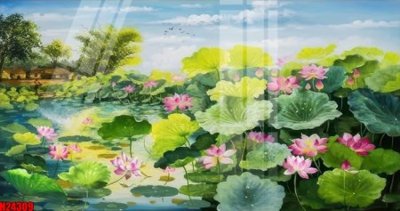 Tải file File tranh gốc in tranh tường nền tổng hợp H24309 (PSD) cho in tranh 3D