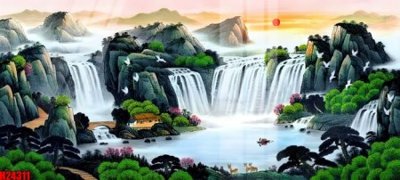 Tải file File tranh gốc in tranh tường nền tổng hợp H24311 (gốc) làm file quảng cáo