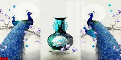 File tranh gốc File tranh decor tranh bộ treo tường tổng hợp H2449 (bản quyền) file PSD