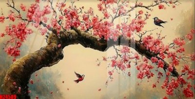 File in ấn File tranh gốc in tranh tường nền tổng hợp H24589 (bản gốc) chất lượng cao