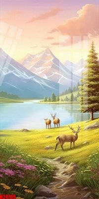 Tải xuống file tranh gốc File tranh gốc in tranh tường nền tổng hợp H24709 (PSD/TIFF)