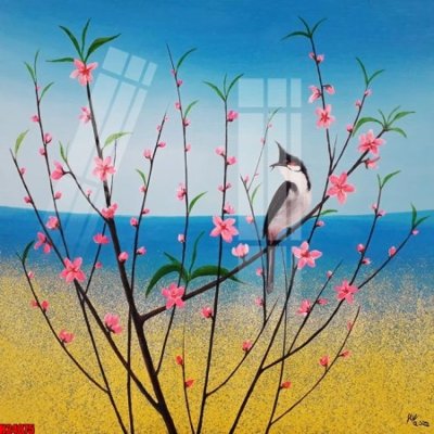 Tải file File tranh gốc in tranh tường nền tổng hợp H24875 (PSD) cho in tranh kính