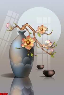 Tải về file gốc File tranh gốc in tranh tường nền tổng hợp H24887 (chuẩn in ấn)