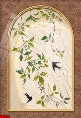 File tranh gốc in trần nhà File tranh gốc in tranh tường nền tổng hợp H24980 3D