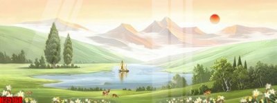 File tranh File tranh gốc in tranh tường nền tổng hợp H25168 (ảnh gốc) in trần xuyên sáng