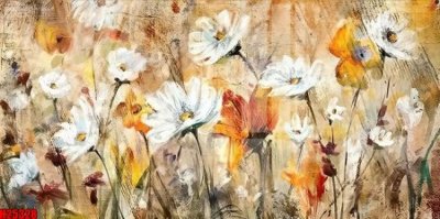 Download file gốc File tranh gốc in tranh tường nền tổng hợp H25328 (in lụa) hoa lá