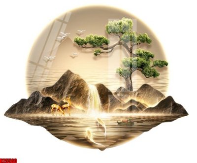 Cung cấp file tranh gốc File tranh gốc in tranh tường nền tổng hợp H25560 độc quyền