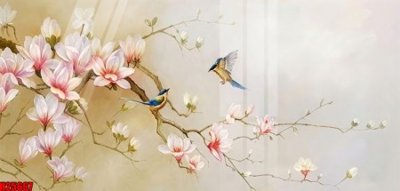 File in trần File tranh gốc in tranh tường nền tổng hợp H25667 (bản gốc 3D) sống động