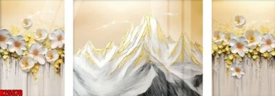 File gốc File tranh gốc in tranh tường nền tổng hợp H25676 (in mica) cắt laser