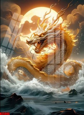 File tranh in trần 3D File tranh gốc in tranh tường nền tổng hợp H25945 (ảnh gốc)