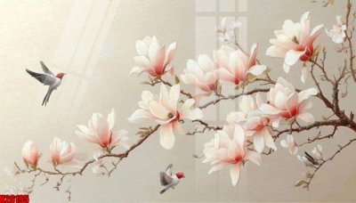 File gốc File tranh gốc in tranh tường nền tổng hợp H26195 (in tráng gương) nghệ thuật