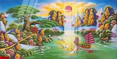 Tải file File tranh gốc in tranh tường nền tổng hợp H26273 (gốc) làm file thiết kế