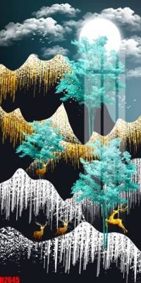 Tải file File tranh decor tranh bộ treo tường tổng hợp H2645 (gốc) chủ đề tôn giáo