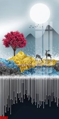 Tải file File tranh decor tranh bộ treo tường tổng hợp H2667 (gốc) in ấn ngay lập tức