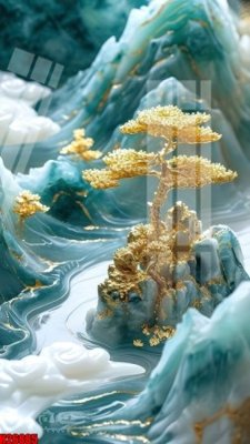 File gốc in ấn File tranh gốc in tranh tường nền tổng hợp H26885 độ phân giải cao