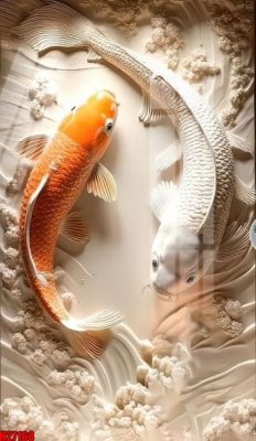 File tranh File tranh gốc in tranh tường nền tổng hợp H27168 (bản gốc) in lụa 3D