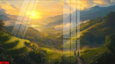 File ảnh File tranh gốc in tranh tường nền tổng hợp H27169 (gốc) in biển hiệu