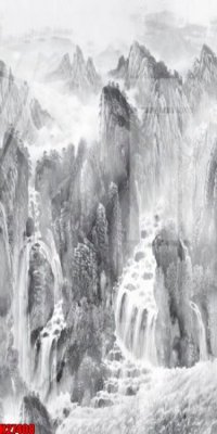 Ảnh gốc File tranh gốc in tranh tường nền tổng hợp H27408 (độ nét cao) in tráng gương