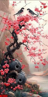 File tranh in trần 3D File tranh gốc in tranh tường nền tổng hợp H27452 (ảnh gốc)