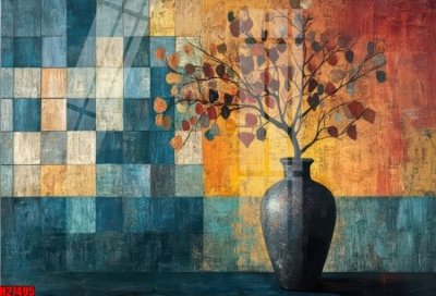 File gốc File tranh gốc in tranh tường nền tổng hợp H27495 (chuẩn màu) cho in offset