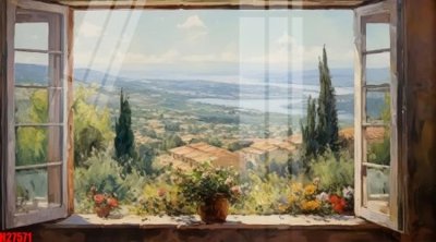 Download file gốc File tranh gốc in tranh tường nền tổng hợp H27571 (in lụa) tranh 3D