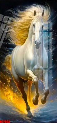 File gốc File tranh gốc in tranh tường nền tổng hợp H27603 (in lụa) tranh mã đáo