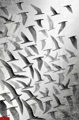 Ảnh gốc File tranh gốc in tranh tường nền tổng hợp H27840 (độ nét cao) in tráng gương