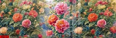 Tải file File tranh gốc in tranh tường nền tổng hợp H27876 (gốc) làm file in ấn