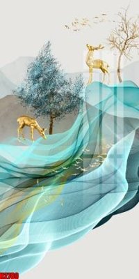 Tải file File tranh decor tranh bộ treo tường tổng hợp H2789 (PSD) cho in tranh kính