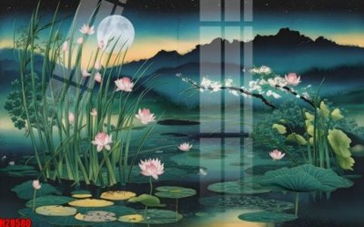 File gốc in mica File tranh gốc in tranh tường nền tổng hợp H28580 chất lượng