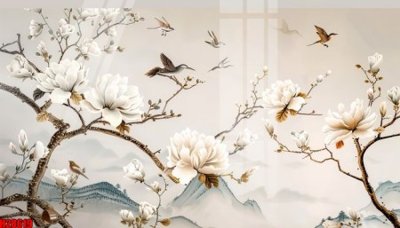 File gốc File tranh gốc in tranh tường nền tổng hợp H28619 (cho in ấn) từ Filetranh.com