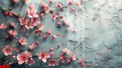 File gốc File tranh gốc in tranh tường nền tổng hợp H28626 (in lụa) họa tiết 3D