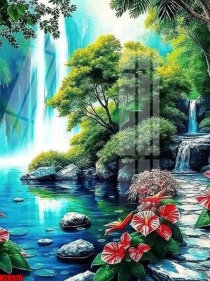 Tải file File tranh gốc in tranh tường nền tổng hợp H28970 (gốc) in tranh tráng gương