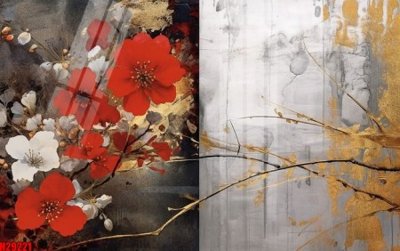 File gốc File tranh gốc in tranh tường nền tổng hợp H29221 (thiết kế) cho in ấn