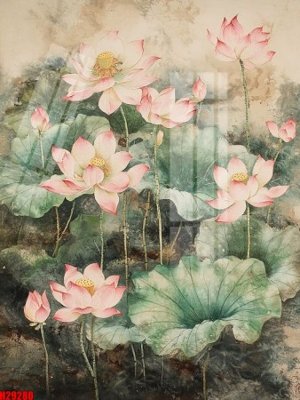 File tranh File tranh gốc in tranh tường nền tổng hợp H29280 (bản gốc) treo tường