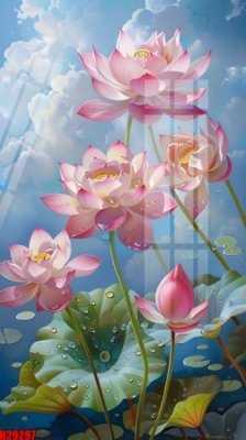 Tải file File tranh gốc in tranh tường nền tổng hợp H29297 (gốc) làm file tranh quảng cáo