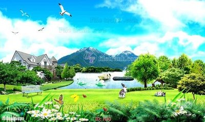 File tranh file tranh hoa H30 (gốc) in backlit film