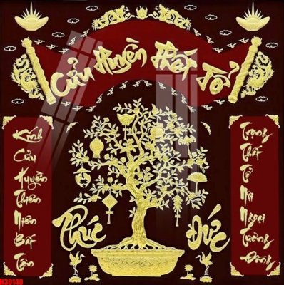 File in ấn File tranh gốc in tranh tường nền tổng hợp H30140 (bản gốc) chất lượng cao