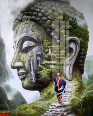 Tải file File tranh gốc in tranh tường nền tổng hợp H30332 (PSD) cho in tranh 3D