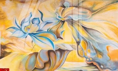 Download file gốc File tranh gốc in tranh tường nền tổng hợp H30713 (in lụa) hoa lá