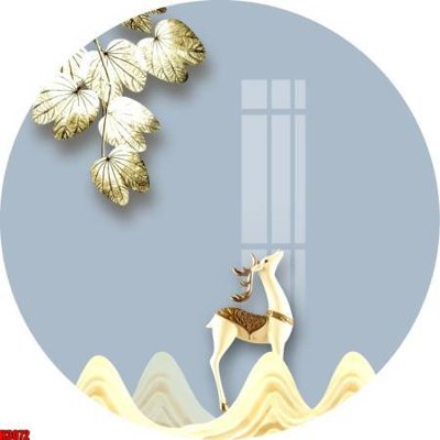 File gốc File tranh decor tranh bộ treo tường tổng hợp H3072 (in lụa) tranh mã đáo